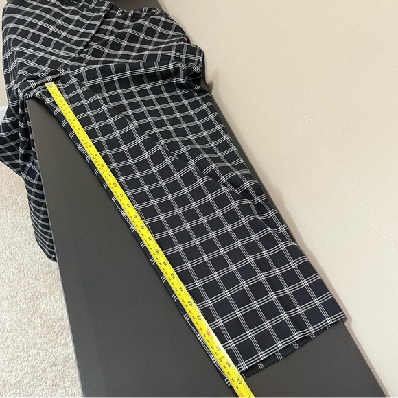 NWT 1. State Veridian Blooms Pant - Black White Plaid - Picture 12 of 14